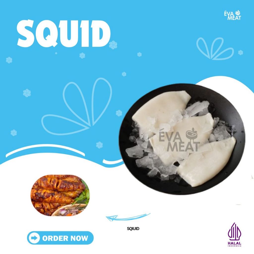 

Squid - cumi - cumi tube - cumi tanpa kepala - cumi tanpa tentakel - cumi tabung - cumi pipa - badan cumi