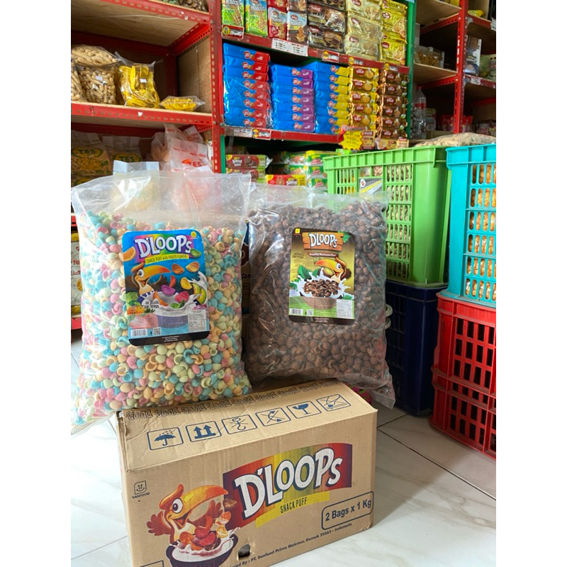 

chococrunch d’loops 1kg murah/cornpuff d’loops/choco crunch