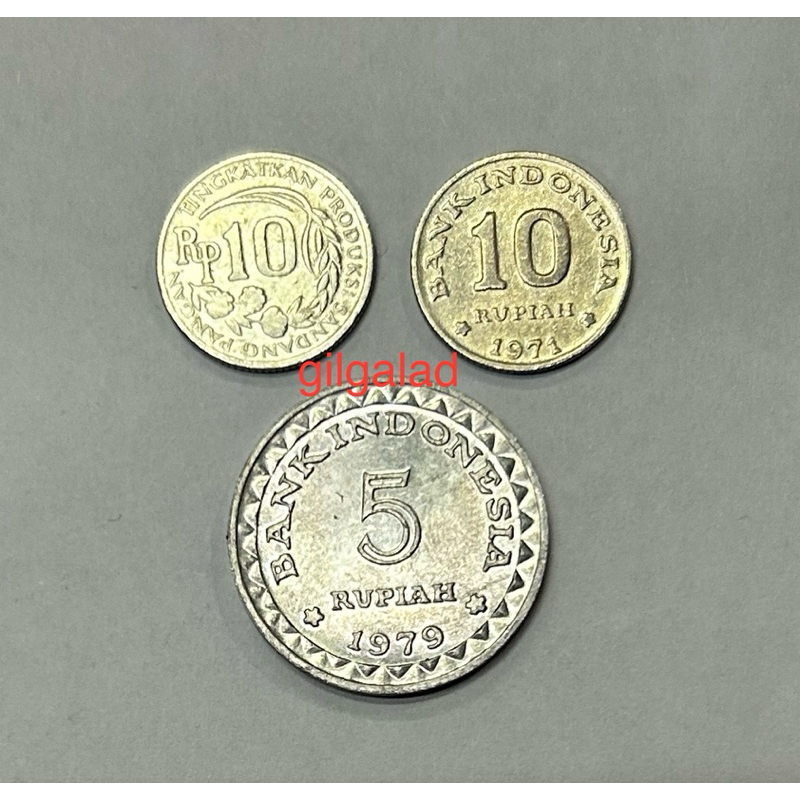 Paket Mahar Nikah 25 Rupiah Koin (2 kpg 10 Rp Kancing & 1 Kpg 5 Rp KB Kecil)