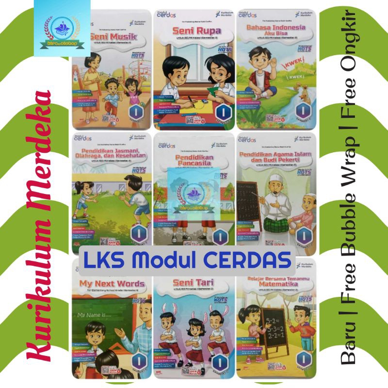 Lks CERDAS Modul Kelas 1 SD Semester 2 Kurikulum Merdeka dari PT WMG