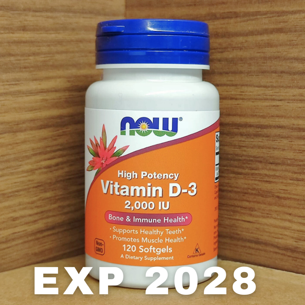 Now Foods Vitamin D3 SILAHKAN PILIH VARIAN 400iu 1000 iu 1000iu 2000 iu 2000iu 5000 iu 5000iu d3 k2 