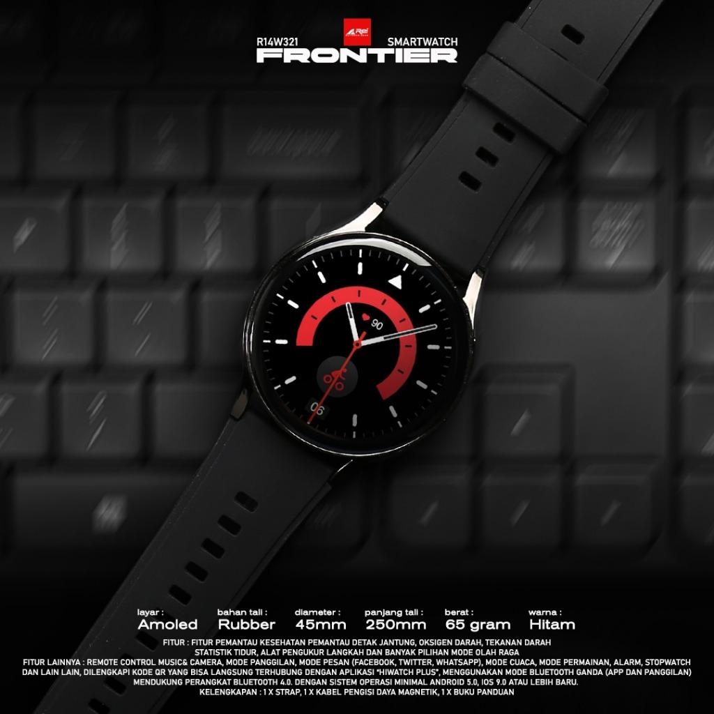 Smartwatch Pria Frontier Arei Outdoorgear