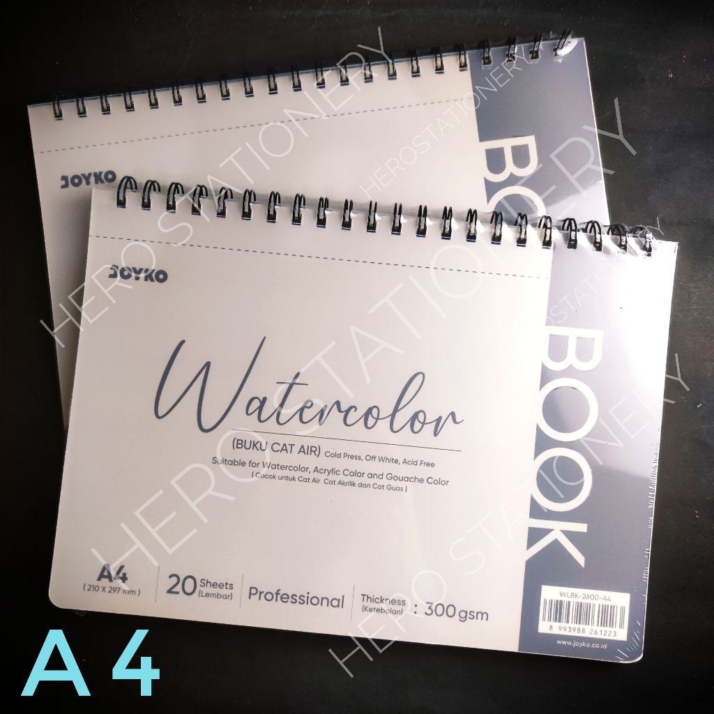 

Buku cat air watercolor book joyko WLBK-2600 A4