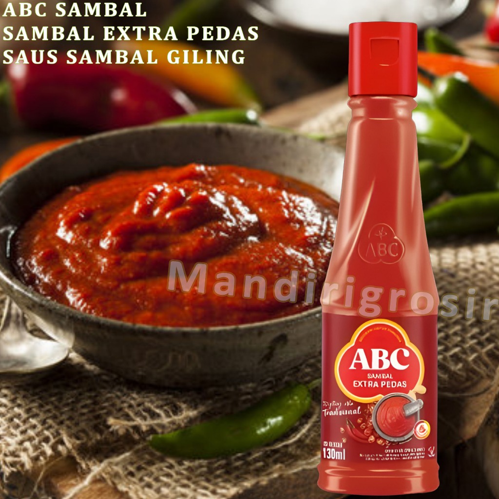 

Sambal Extra Pedas * Abc Sambal * Saus Sambal Tradisional * 130ml