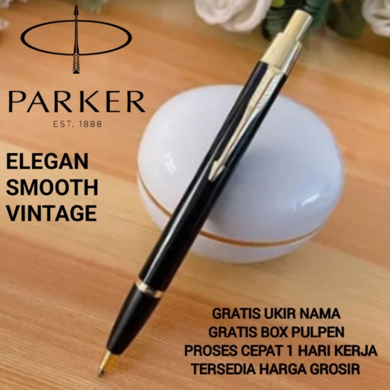 

Ballpoint Mewah Vintage Parker IM Clik Gratis Grafir Nama Dan Box Exlusive