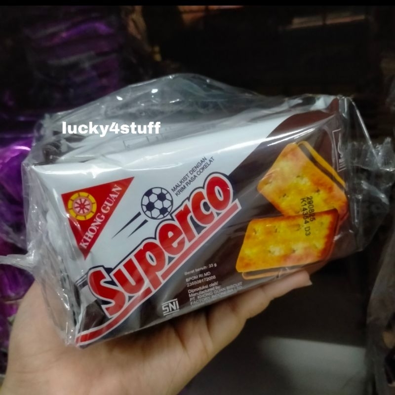 

Superco Cracker Sandwich Khong Guan 33gr x 10pcs