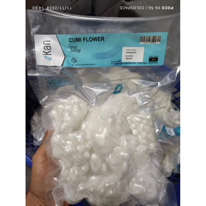 

Cumi Flower Frozen 500gr