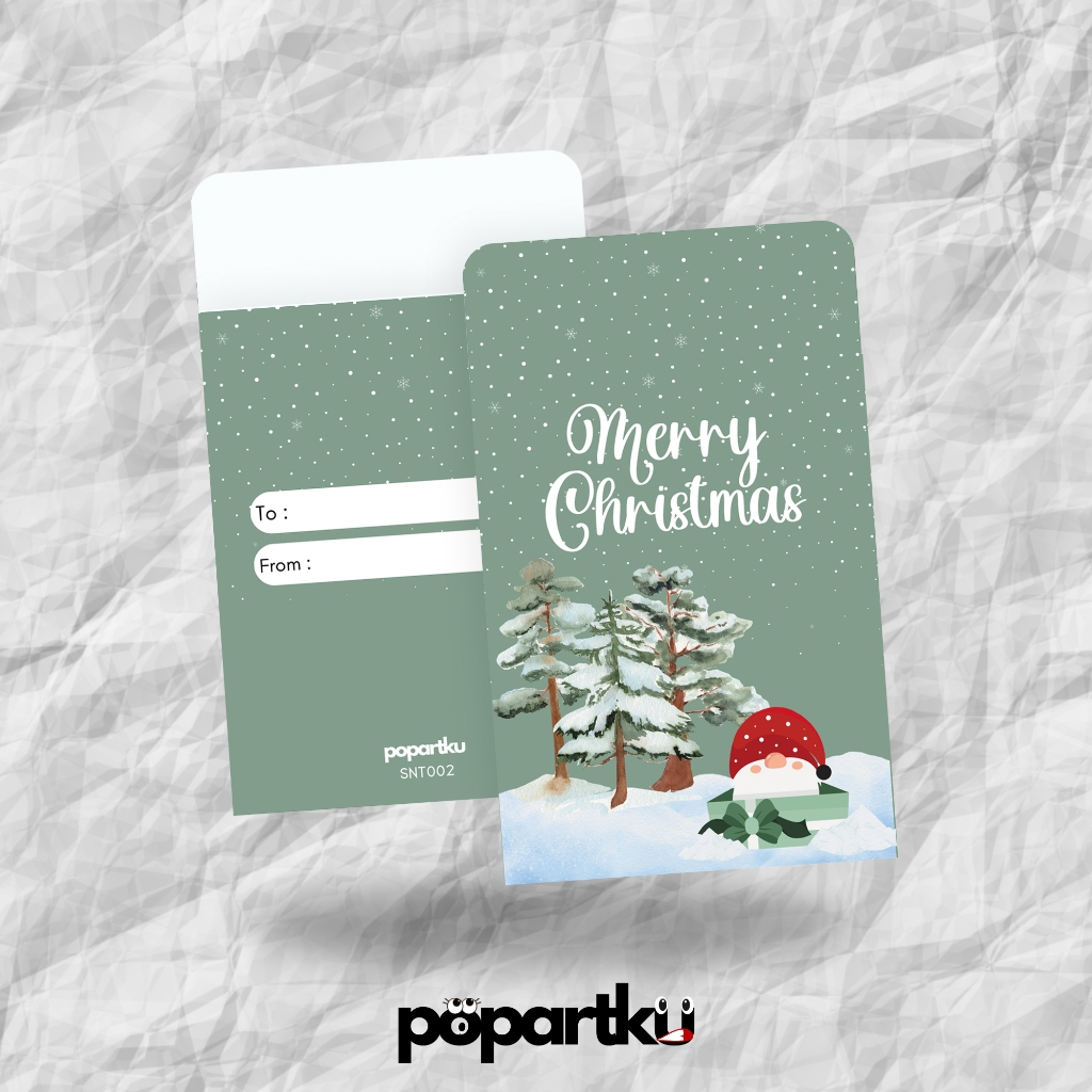 

Amplop Natal Premium Design Santa 002/ Christmas Envelope Isi 6 pcs - SNT002