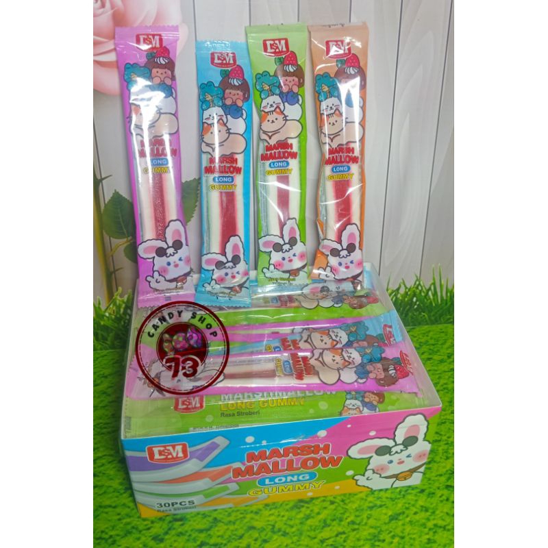 

MARSHMALLOW LONG GUMMY ISI 30 PCS