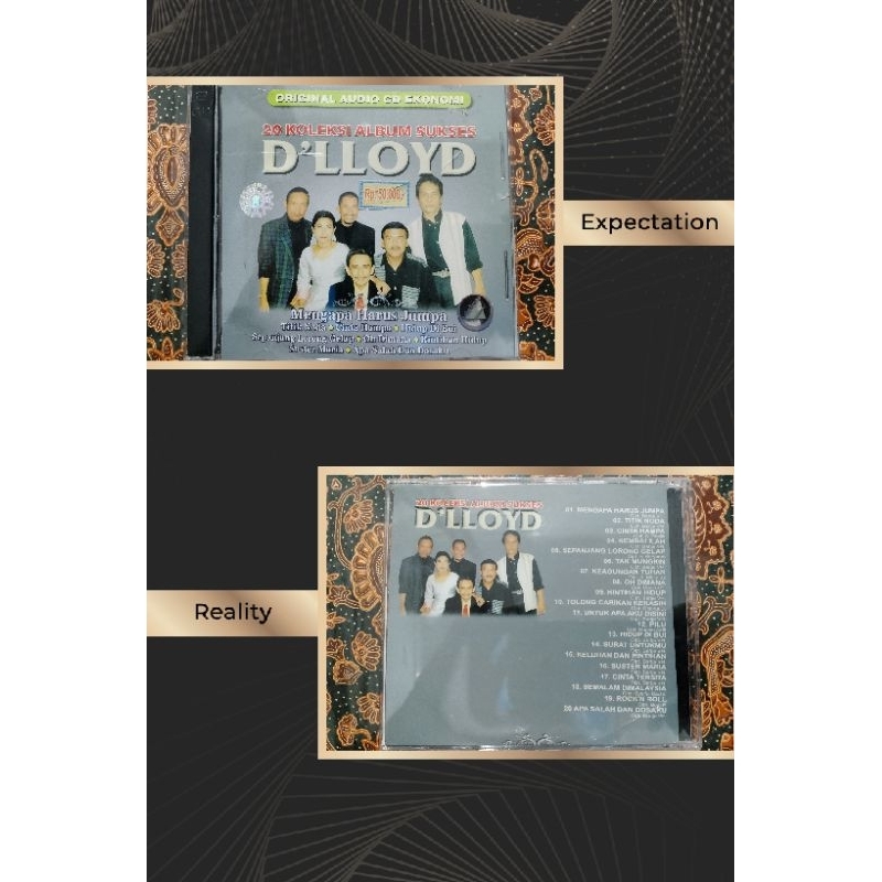 CD audio 20 album sukses d'lloyd