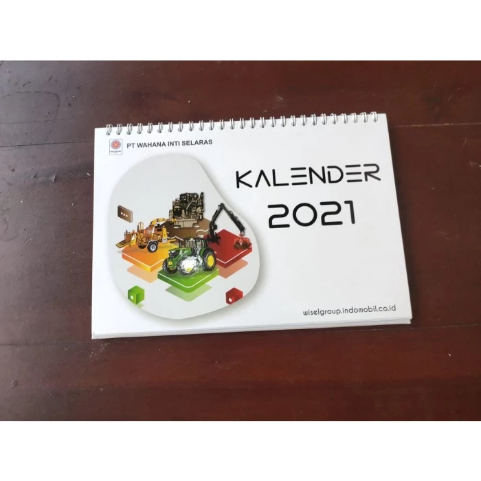 

Kalender Pesanan Khusus - AC 230 - 6 lembar 2 muka plus cover depan dan cover belakang - tatakan linen