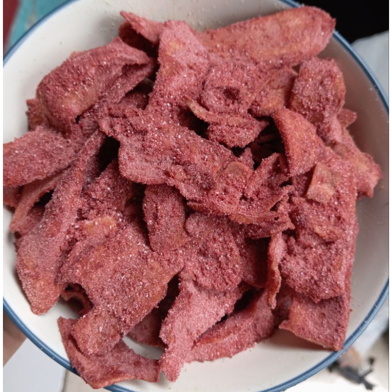 

Keripik Pisang Redvelvet