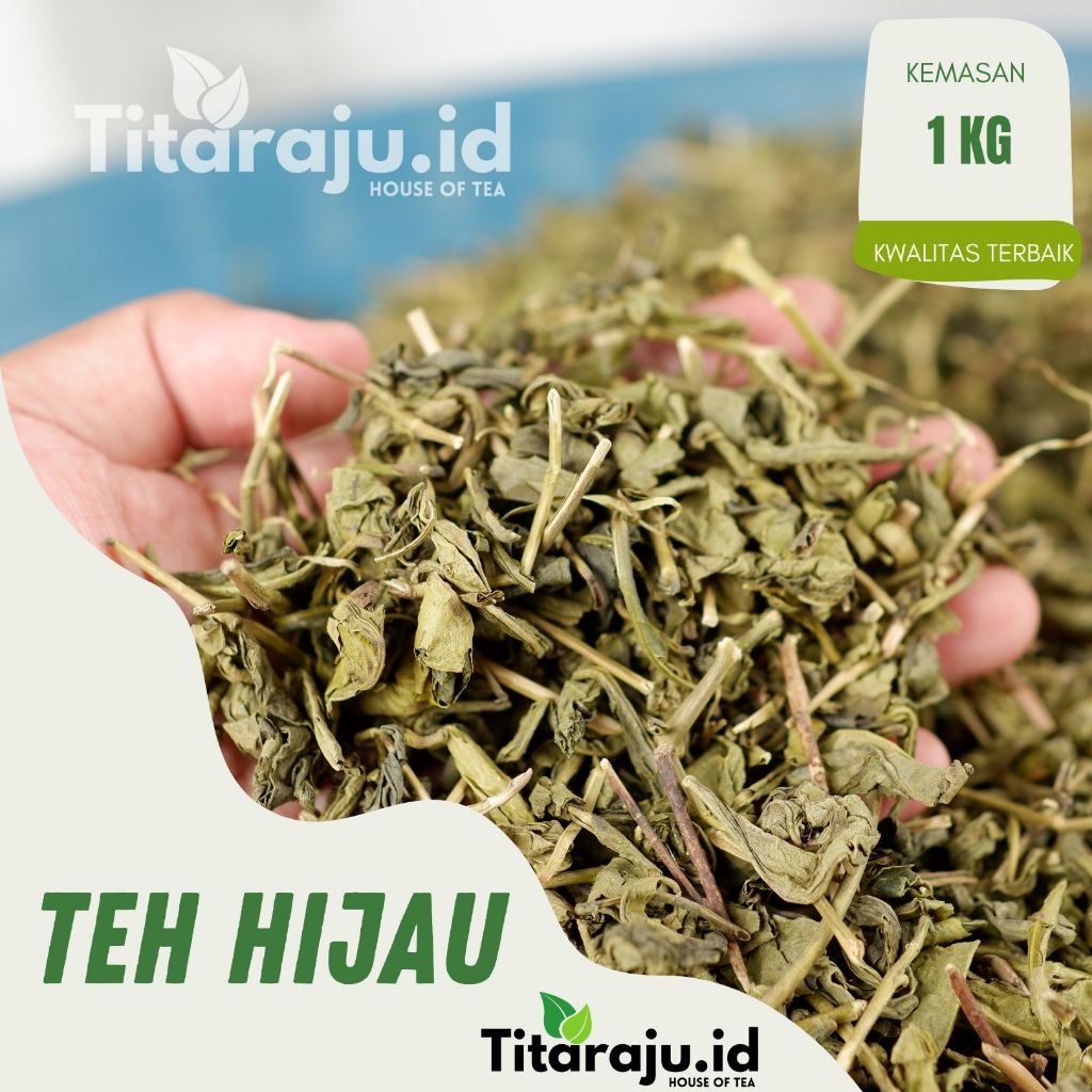 

Teh Hijau 1kg Green Tea Curah | Teh Pabrik Kiloan TITARAJU.ID