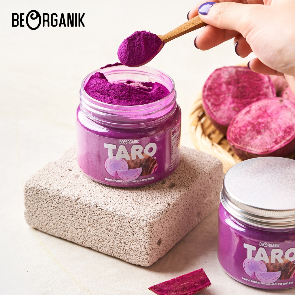 

Beorganik Pure Taro Powder / Bubuk Talas Ungu Murni 80gr