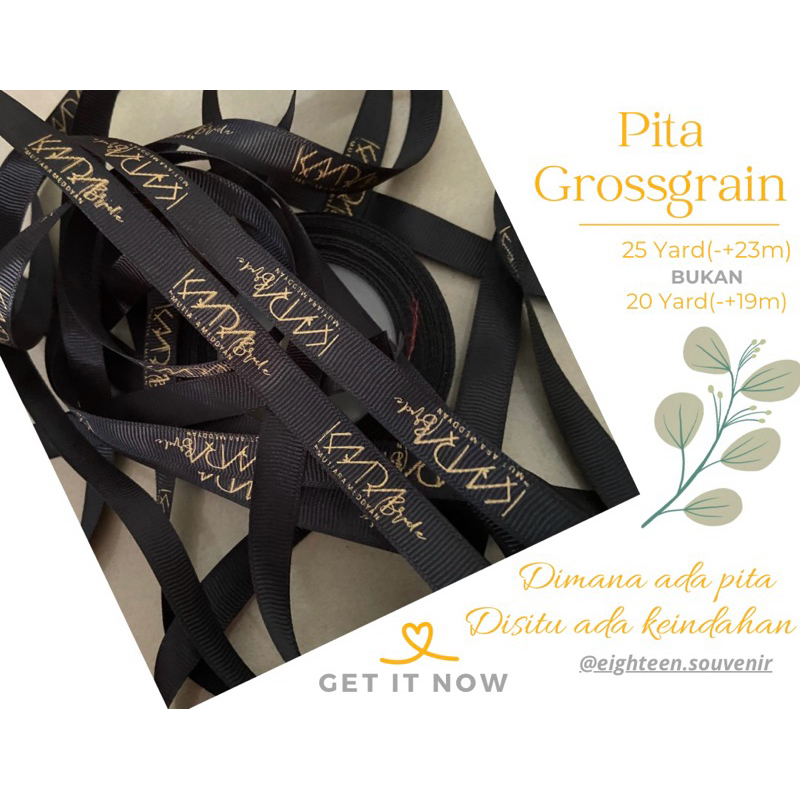 

Pita Grossgrain Custom 1,5cm