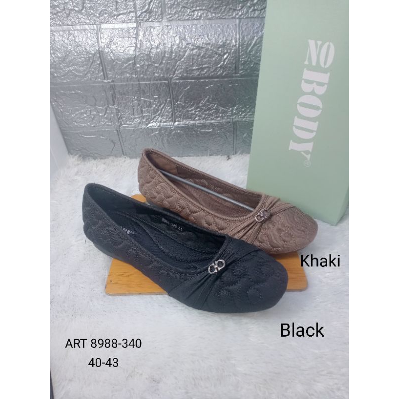 SEPATU FLAT IMPORT WANITA NOBODY 8988-340