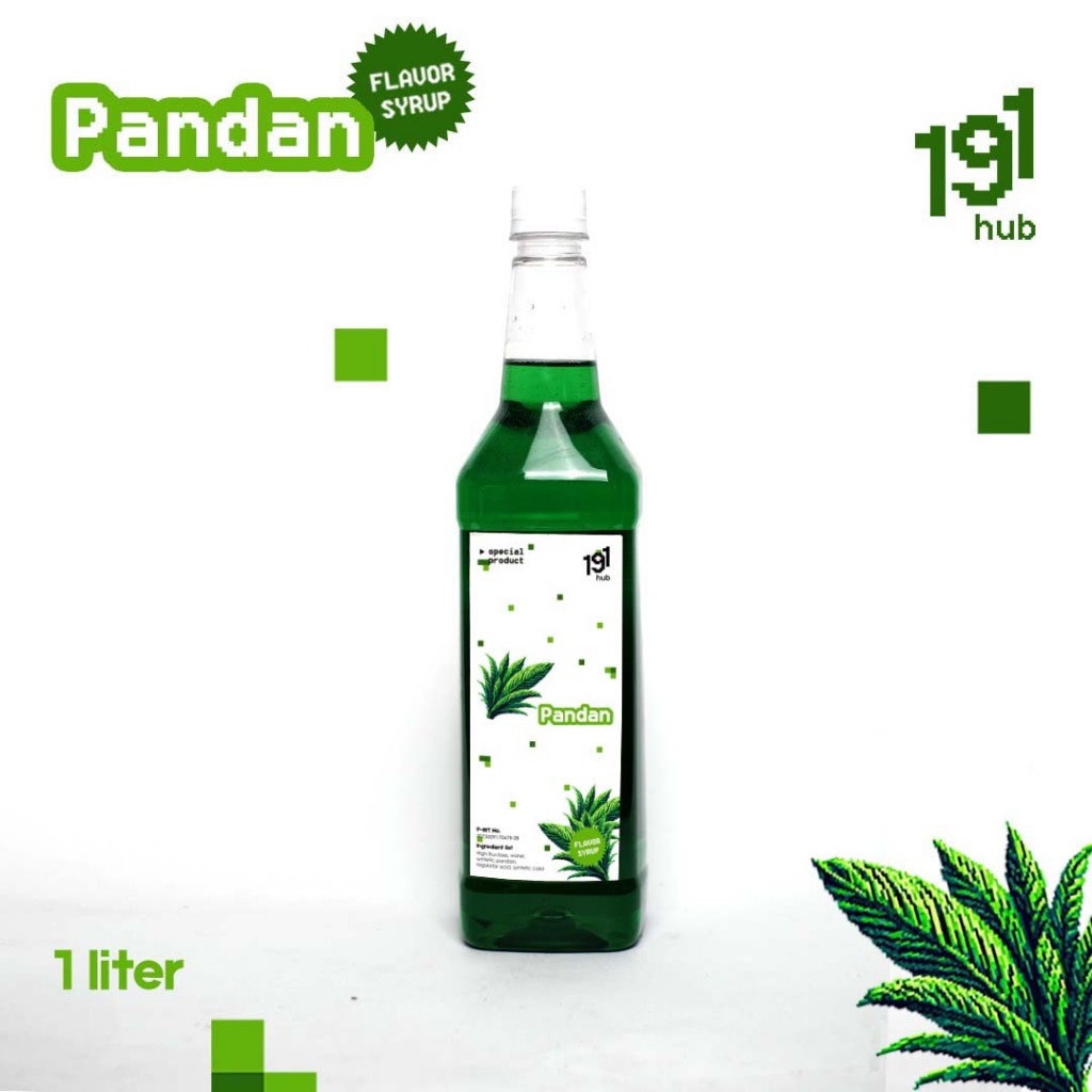 

Flavour Syrup Pandan 1000 ml | nineteen one hub