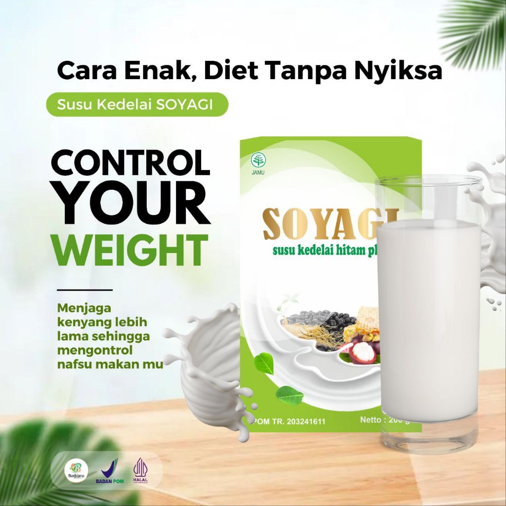 

SOYAGI SUSU KEDELAI HITAM UNTUK DIET PLUS REMPAH RENDAH KALORI