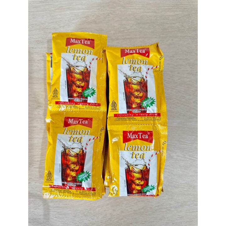 

Max tea lemon tea renceng Maxtea Sachet