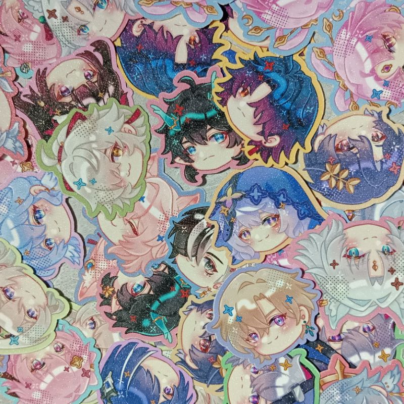

STICKER DIE CUT HONKAI STAR RAIL GLITTER SAND PREMIUM