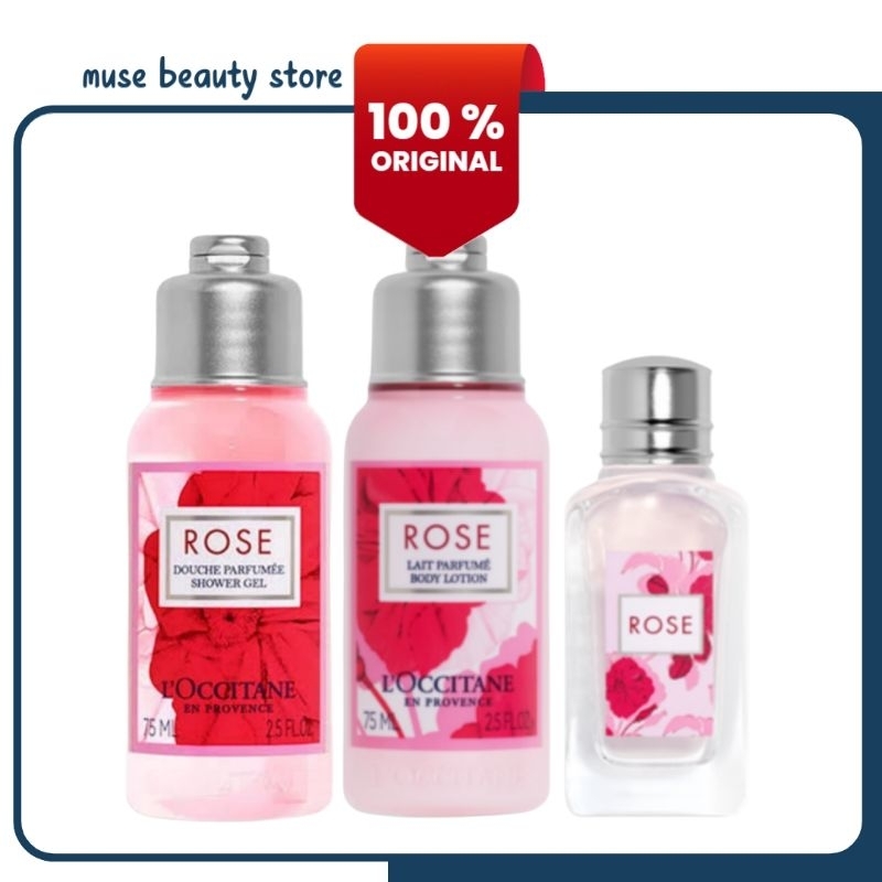 [ LOCCITANE ] ROSE LIMITED EDITION EXCLUSIVE SET PROMO PAKET TRAVEL SIZE TRIAL KIT GIFT-SET