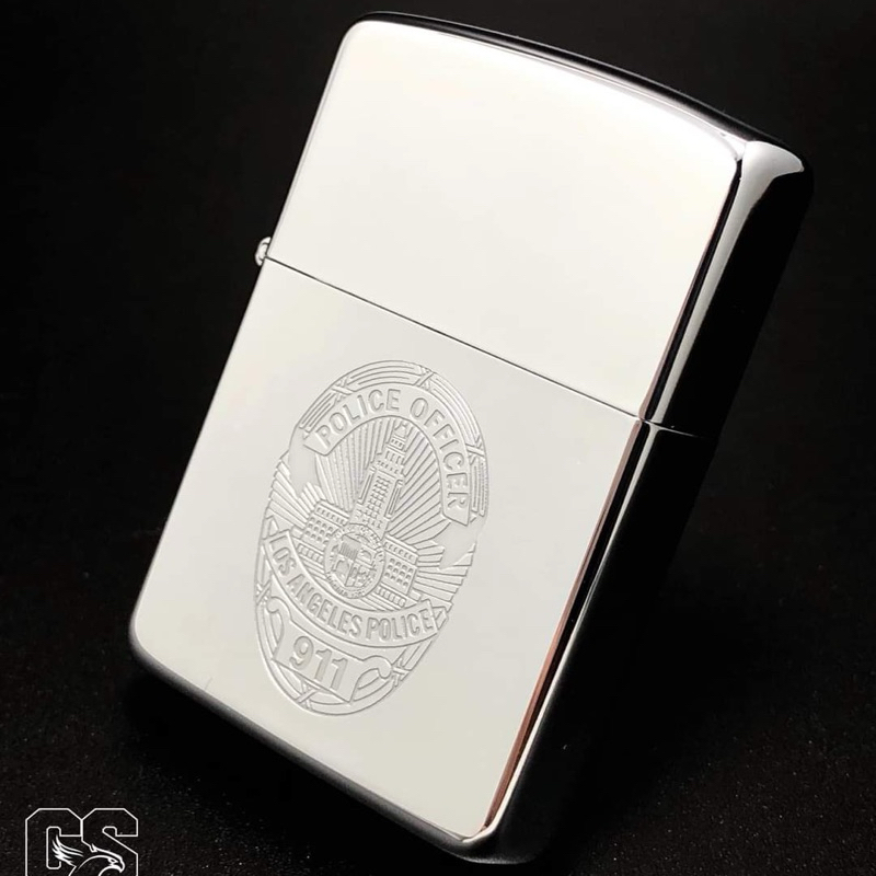 Zippo Rare Los Angeles LA Police 911 New Old Stok NOS 1989