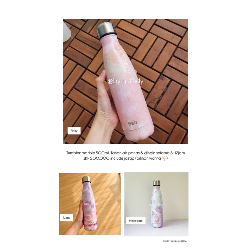 Mix - Beiz  Botol Minum Stainless Steel limited edition