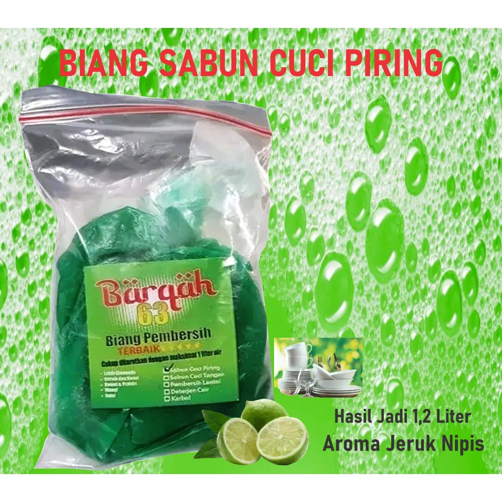 BIANG SABUN CUCI PIRING untuk 1,2 Liter - SABUN CUCI PIRING - REFILL - BIANG SABUN PEMBERSIH - SABUN