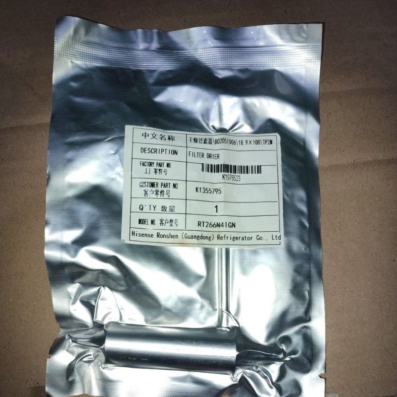 filter dry kulkas hisense original