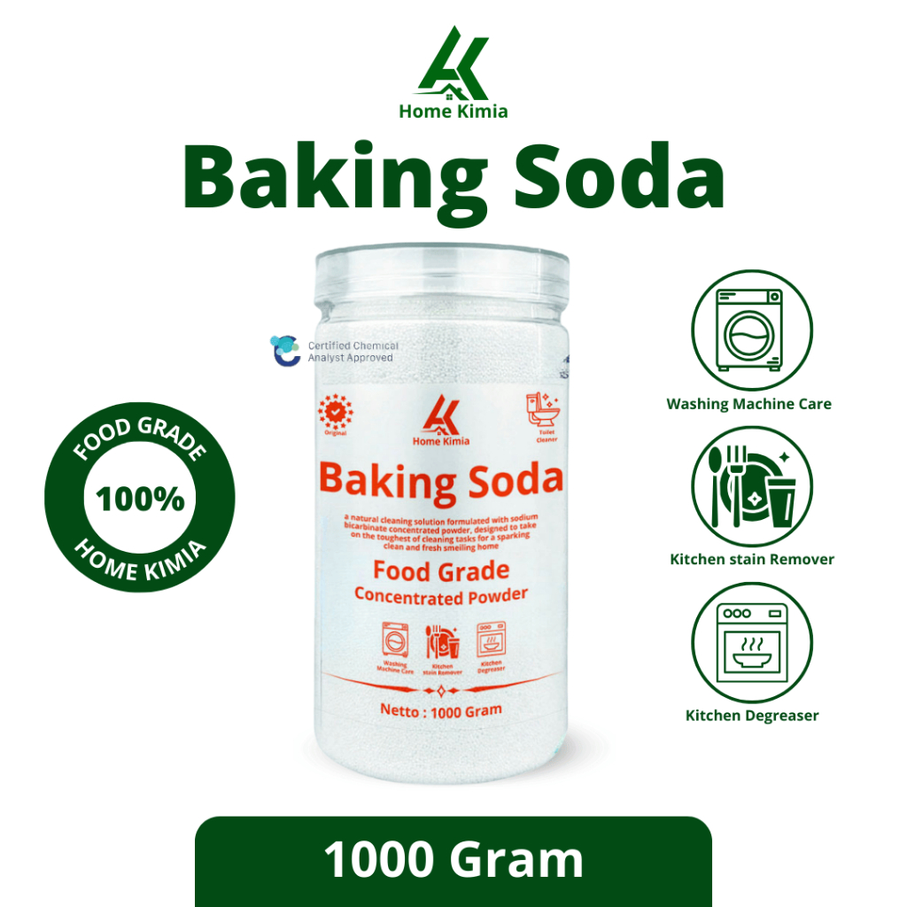 

Home Kimia Baking Soda - Sodium Bicarbonate Food Grade / Soda Kue 1Kg