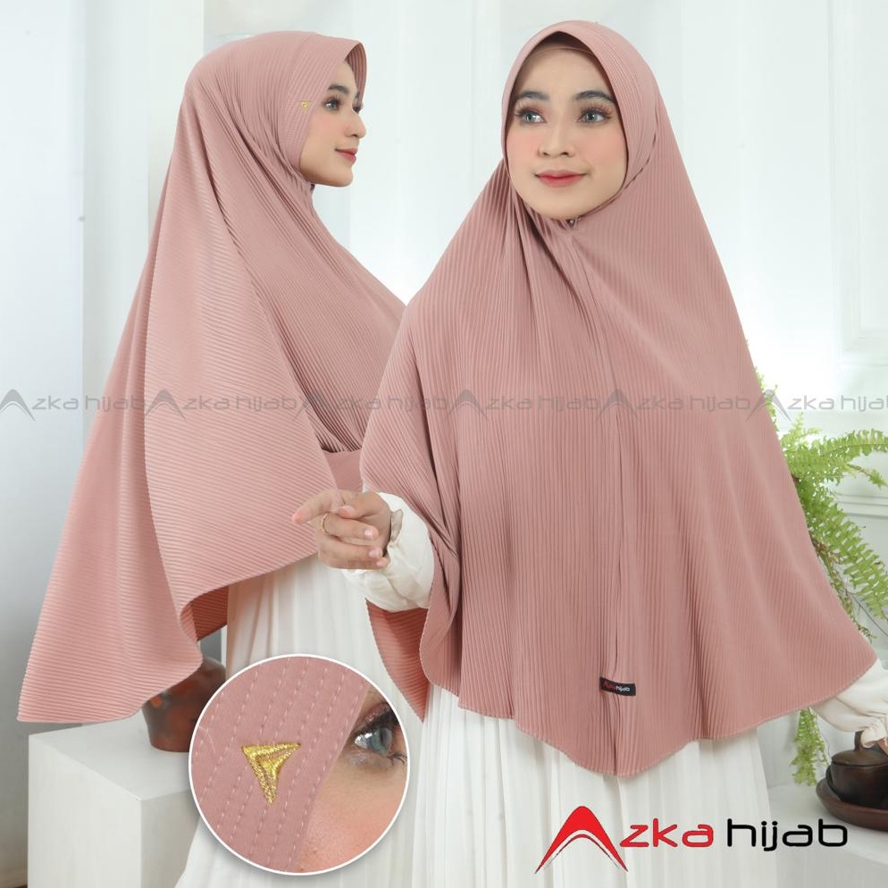 Jilbab Khimar Bergo Jumbo Plisket Jersey Super