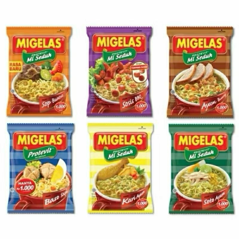 

migelas 1 renceng isi (10+5 ) x30 g