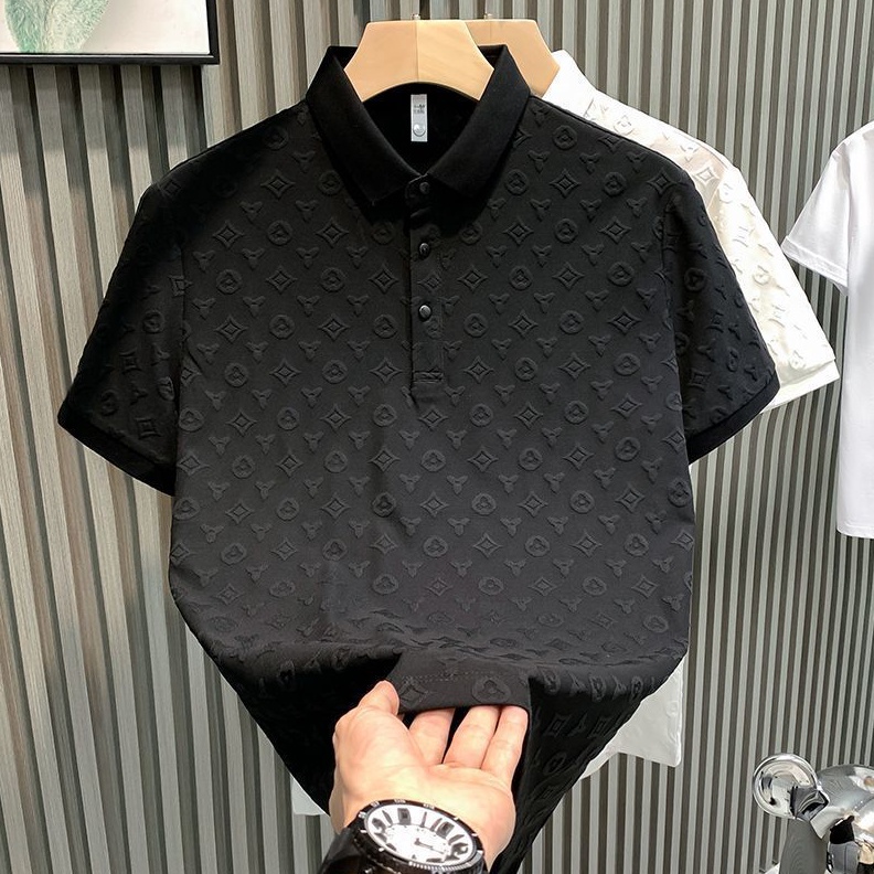 224polo pria kaos polo kaos polo motif putih baju berkerah kaos polo hitam polos baju polo bordir