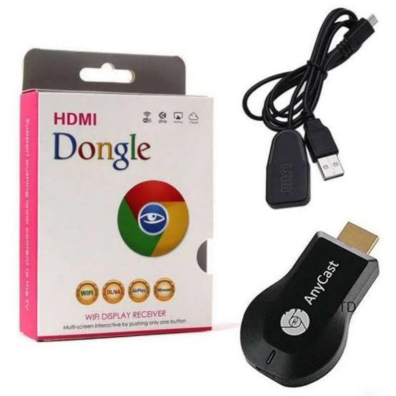 Dongle TV ANYCAST WIFI DISPLAY RECEIVER DONGLE 1080 WIRELESS WIFI ORIGINAL - LAYAR TV