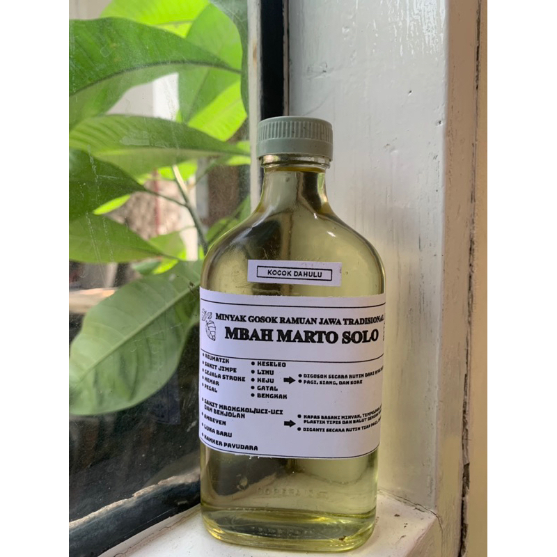 250ML-Minyak Mbah marto solo ramuan tradisional
