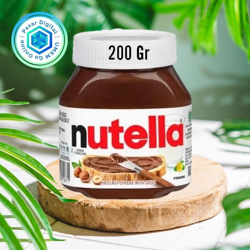 

Nutella Hazelnut Spread 200Gr Selai Coklat Hazelnut Viral Premium Murah