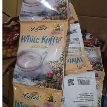 

white koffie 1 renceng isi 10 sachet