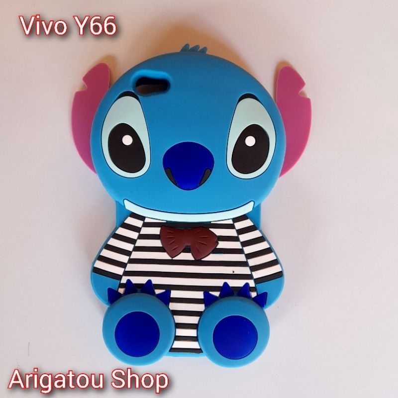 Vivo Y66 Case Softcase Boneka 3D Karakter Stitch