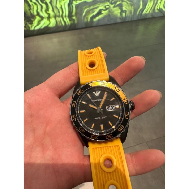 Preloved jam tangan pria Emporio Armani AR6046 Sportivo Men's Watch