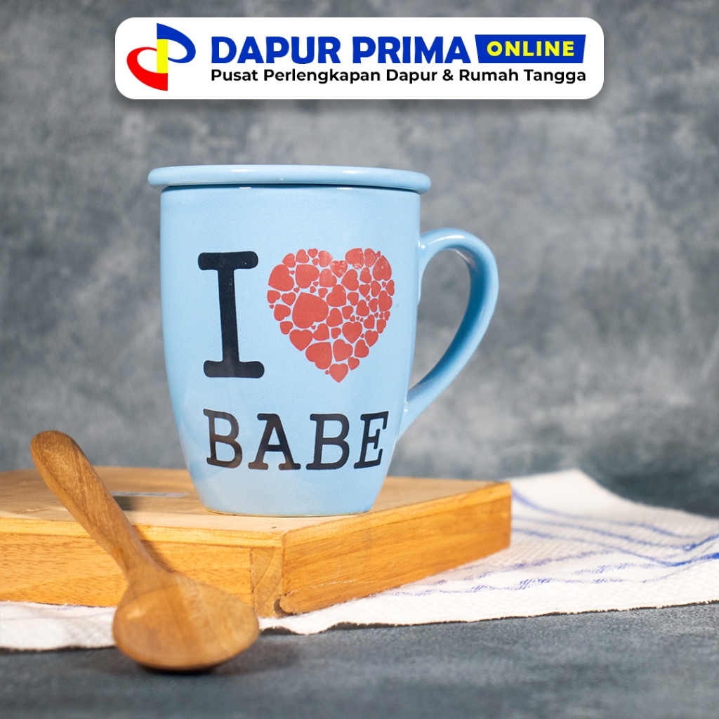 MUG KERAMIK SET ISI 2 PCS HOMECO FG-SKRCR COREL NYAK & BABE