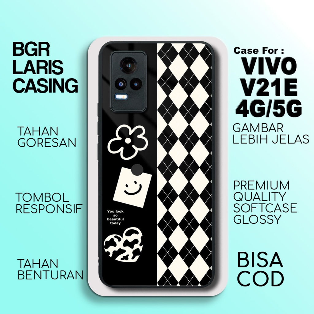 Case Vivo V21E 4G Terbaru Cute 3 Casing Vivo V21E 5G Termurah Hardcase Softcase Glossy Terlaris