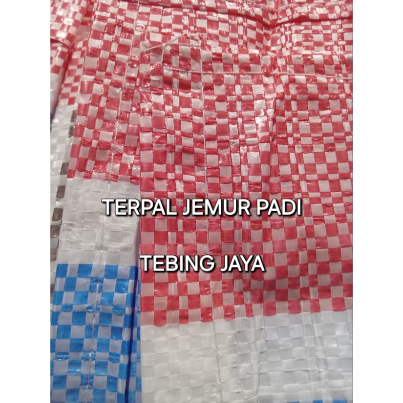 Terpal Jemur Padi 5x7 Meter - Terpal Gabah - Terpal Salur