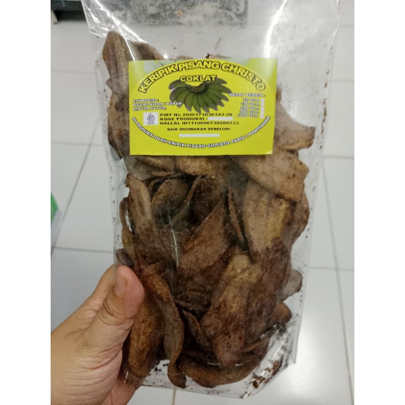 

keripik pisang coklat 250 gram enak dan kriuk