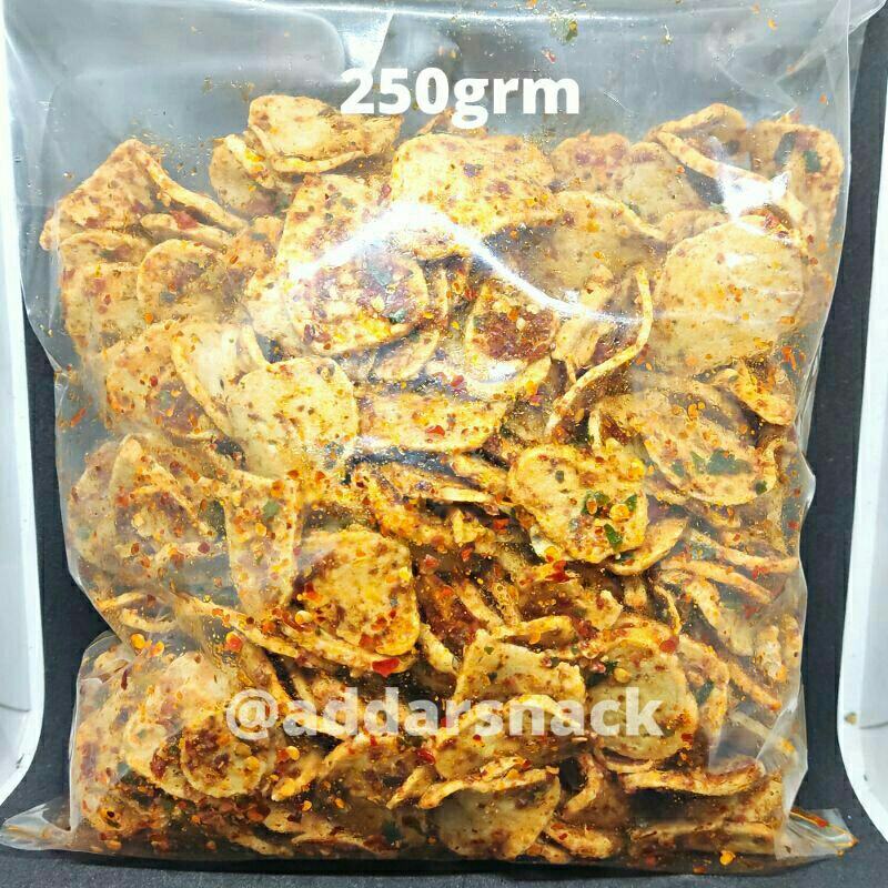 

Keripik Basreng Bumbu Original, Pedas, dan Ekstra Pedas Kemasan 250 gr