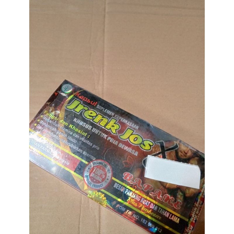 kapsul kuat tahan lama ( jrenk jos x )