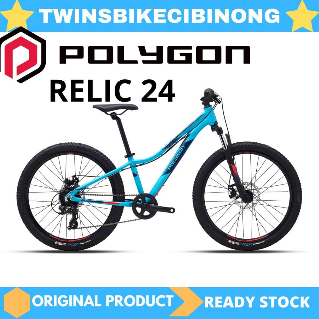 Sepeda Gunung MTB 24 Polygon RELIC ALLOY