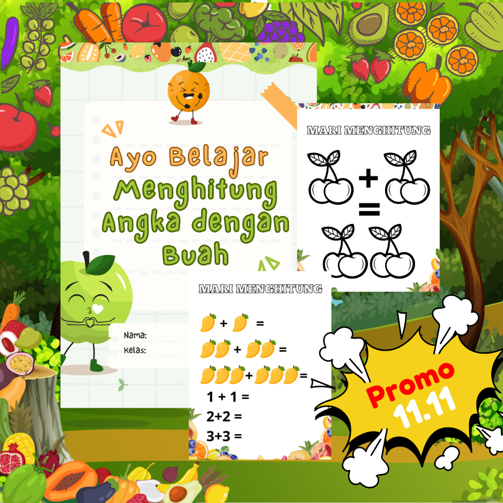 

mewarnai sambil belajar / kertas mewarnai ukuran A4 /Untuk Anak-Anak