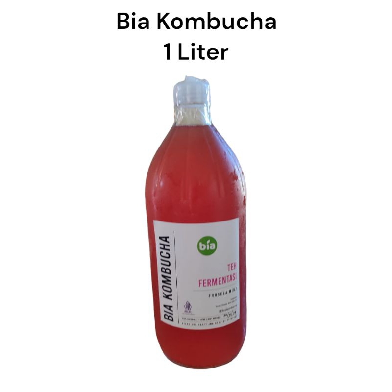 

Bia Kombucha botol kaca 1 liter all variants minuman sehat probiotik