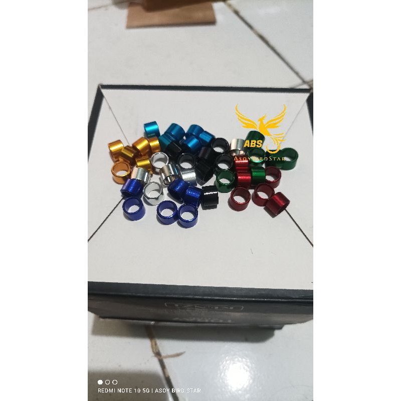ring burung merpati almunium polos