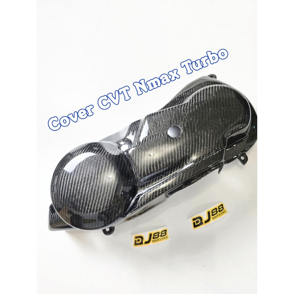 Cover cvt nmax turbo carbon kevlar nmax neo part carbon original kevlar